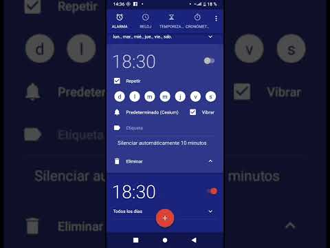 Como poner una alarma personalizada en android