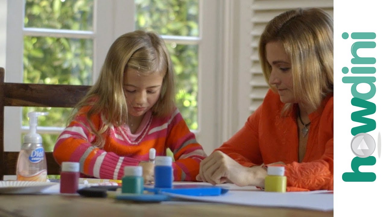 How to Make a Hand Washing Poster with Your Kids