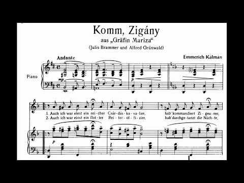 Komm Zigan w  score