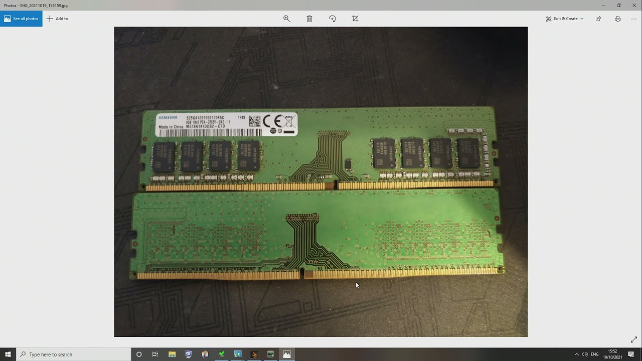 500% memtest pass at 4600 CL22 on a 2x8 2666 CL19 kit of DDR4