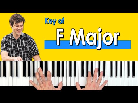 F Major Scale - Fingering and Chords for Piano