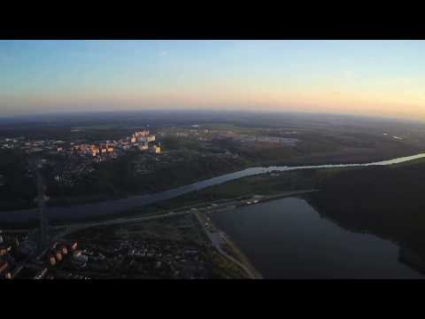 Калуга с высоты 600 метров / The view to Kaluga (Russia) from a height of more than 600m