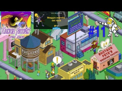 Los Simpson Springfield "Ciencia Ficción, Cap. 11 - Maggie y el Hiperestadio (y 2ª Parte)" por Tony