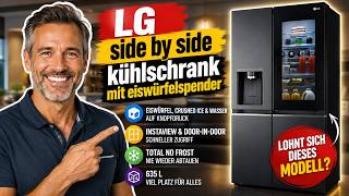 LG side by side kühlschrank mit eiswürfelspender (GSXV90MCDE Review)