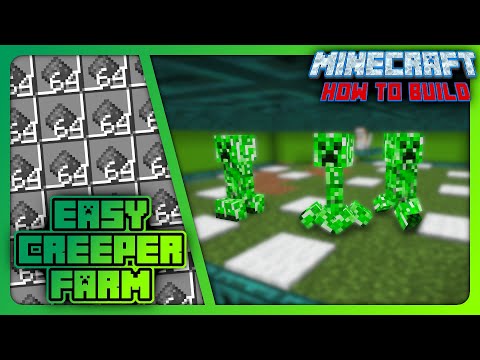 Die EINFACHSTE Creeper Farm [schnell & einfach] 🔸 Minecraft 1.21 Tutorial