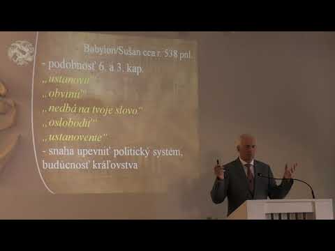 K. Badinský - 7.) Daniel 6. kapitola - Viera a čestnosť vo vysokej politike