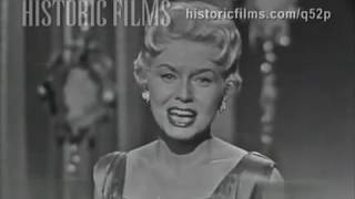 Jane Morgan performs Fascination and The Day The Rains Came on TV 1958