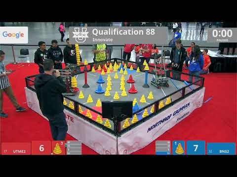 2018 VEXU Innovate Q88 - UTME2 vs BNS2 - 6 to 52