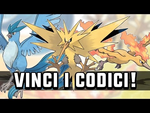 VINCI I CODICI per ARTICUNO, ZAPDOS e MOLTRES! - Giveaway [CHIUSO]