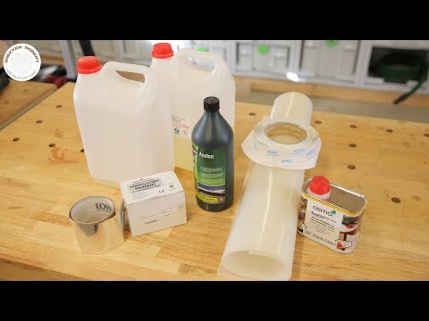 124 Jesionowy stół - żywica epoksydowa i inne produkty jakich użyłem