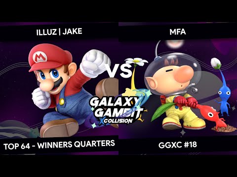 GGxC #18 - Iluz Jake (Mario) vs MFA (Olimar) - Top 64 - Winners Quarters