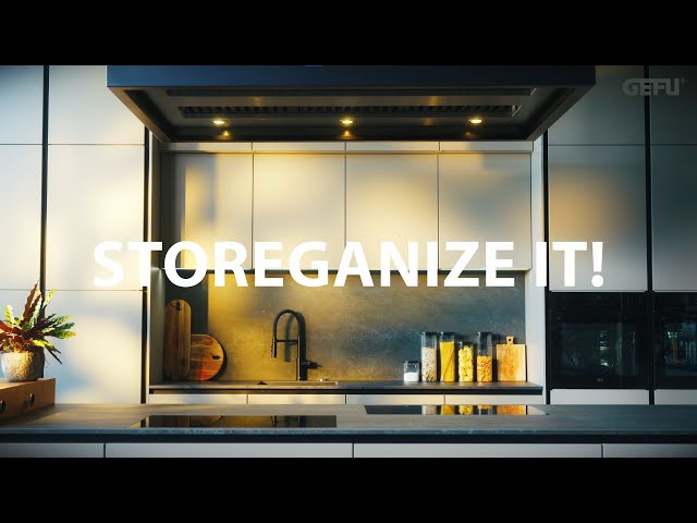 Video teaser for GEFU STOREGANIZER
