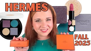 HERMÉS OMBRES OPTIQUES Eyeshadow and HERMÉS Rose Epure LIPSTICK! Hermés Beauty Fall 2025 Review