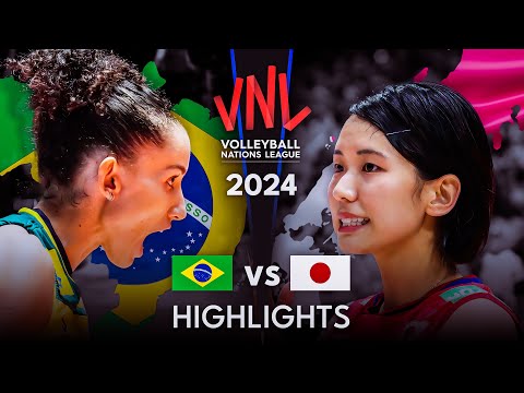 LEGENDARY MATCH | BRAZIL vs JAPAN | Women's VNL 2024