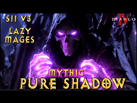S11 V3 LAZY MYTHIC PURE SHADOW MAGES! Summoner ! Necromancer Build Diablo 4 VoH