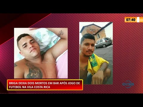 Briga deixa dois mortos em bar na Vila Costa Rica após partida de futebol 22 02 2021
