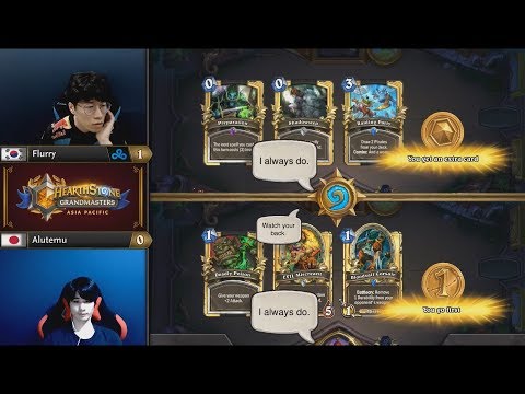 Flurry vs Alutemu | Hearthstone Grandmasters Asia-Pacific Week 1 Day 3 | GAME 2