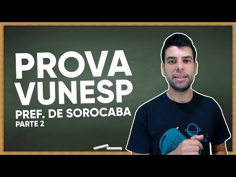 VUNESP MATHEMATICS TEST - Sorocaba City Hall (Teacher) - Part 2