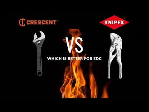 Knipex Pliers Wrench XS Vs. 4" Crescent Wrench! + Some Uses You May Not Know About!