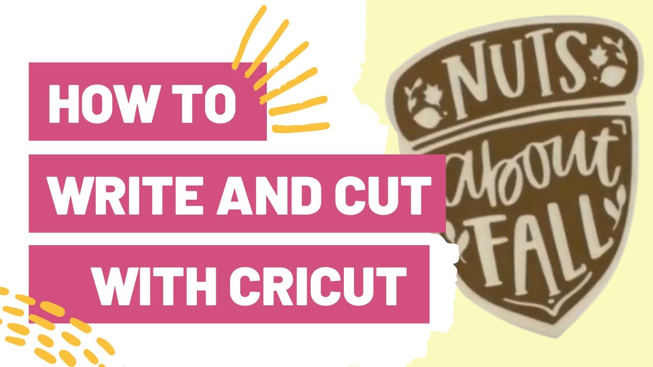 HOW TO WRITE AND CUT WITH YOUR CRICUT – THE EASY WAY!
