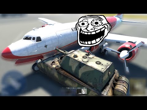 maus vs airliner (War Thunder)