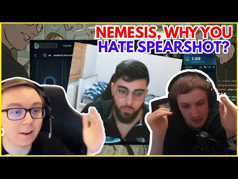 Baus & Nemesis Arguing On Spearshot Pantheon Turns Into An Absolute Cinema | League of Legends Clip
