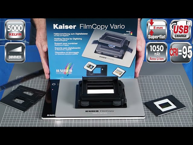 Vidéo KAISER FILMCOPY VARIO KIT SUPPORT+TABLE