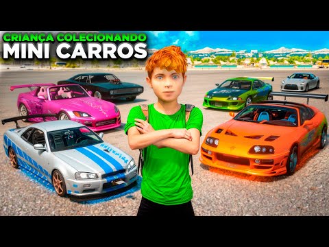 CRIANÇA COLECIONANDO CARROS DO VELOZES E FURIOSOS NO GTA 5!💥
