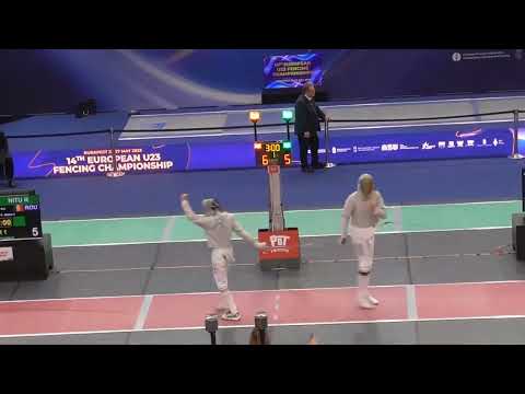 European Championships 2023 U23MS - L8 - Vakhtangi Archvadze GEO v Radu Nitu ROU