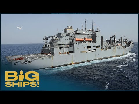 USNS Robert E. Peary: Resupplying Ships In The Fight Against Pirates