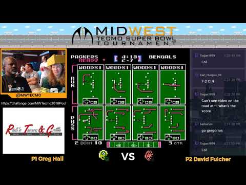 Midwest Tecmo XI Celebrity Game:  Greg Hall vs. David Fulcher