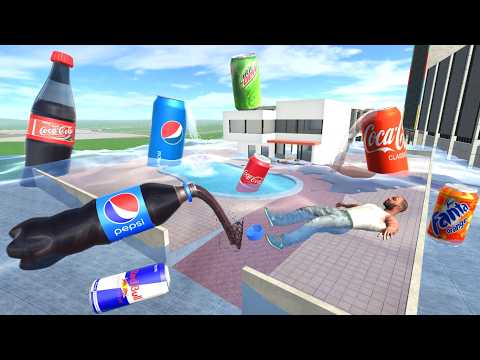 Franklin House in Cold Drinks Tsunami in Indian Bike Driving 3D