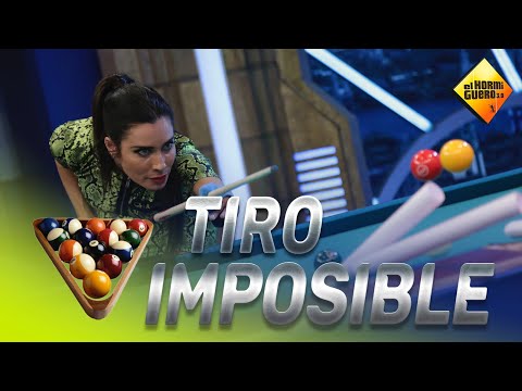 Pilar Rubio consigue hacer un tiro imposible de billar - El Hormiguero