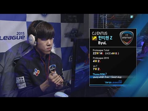 [SPL2015] ByuL(CJ) vs TY(KT) Set3 Merry Go Round -EsportsTV, SPL2015
