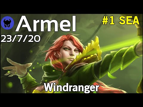 Armel [TNC] plays Windranger!!! Dota 2 7.21