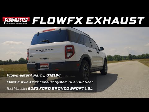 FlowFX Axle-Back Exhaust for 2021-2023 Ford Bronco Sport 2.0L (718154)