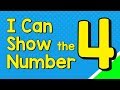 I Can Show the Number 4 in Many Ways | Number Recognition Four | Jack Hartmann