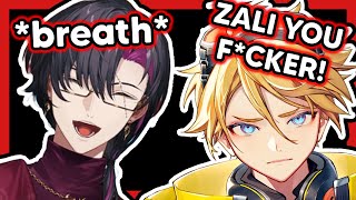 Zali's peak chaotic behavior during Krisisis's collab 【NIJISANJI EN】