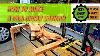 (how to make) a urban sawmill with a circular saw