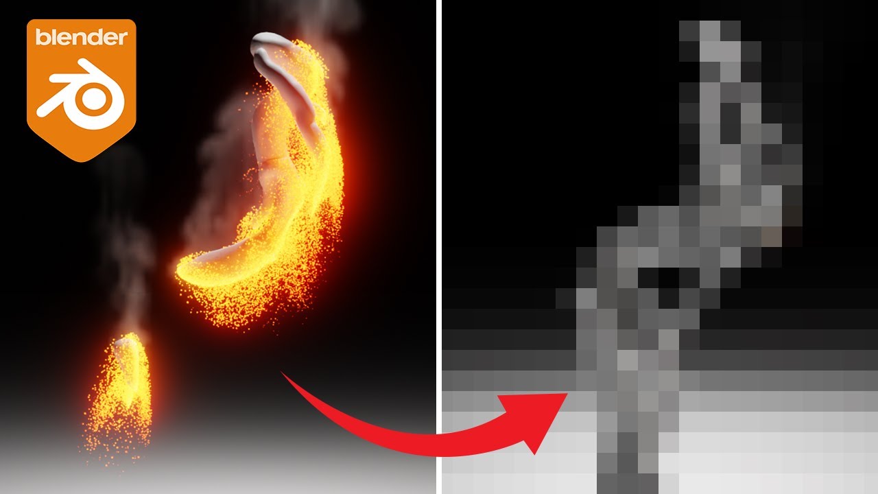 Blender Tutorial - Particle Reveal Effect Animation