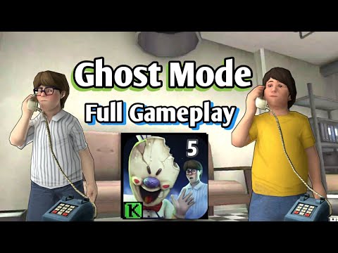 Ice Scream 5 In Ghost Mode Full Gameplay