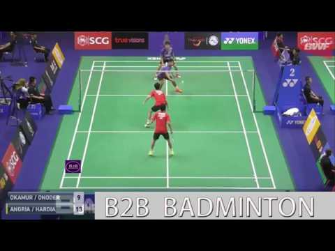 Badminton 2017 ThailandMaster   Berry ANGRIAWAN Hardianto H  vs Hiroki OKAMURA Masayuki O