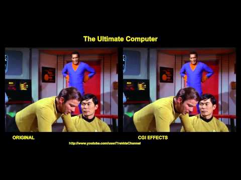 Star Trek - The Ultimate Computer - visual effects comparison
