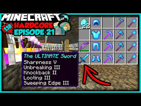 TheNeoCubest - Becoming INSANELY Overpowered Using 190+ XP Levels | Let's Play Hardcore Minecraft Episode 21