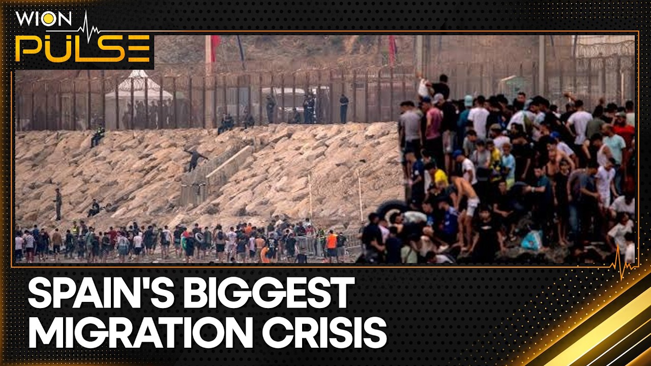 Spanish Authorities Scramble to Control Over 60,000 Illegal Migrants From Morocco | WION Pulse