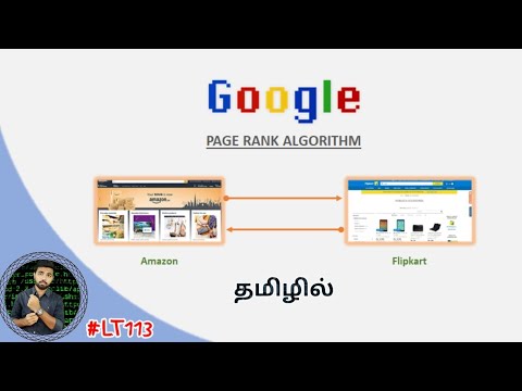 Google PageRank Algorithm with simple examples | Tamil
