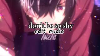 Don’t be so shy - Imany [edit audio]
