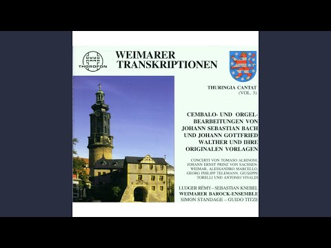 Johann Sebastian Bach: Concerto B-Dur BWV 982 fuer Cembalo - II. Adagio - Allegro