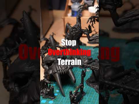 Painting #warhammer Terrain | Just do it