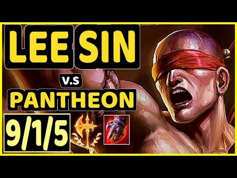 GILIUS (LEE SIN) vs PANTHEON - 9/1/5 KDA JUNGLE CHALLENGER GAMEPLAY - EUW